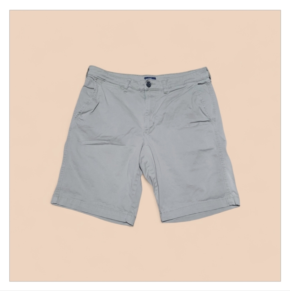 George Men's Tan Flat Front Shorts Size 32